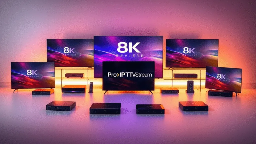 Elevate your entertainment with ProIPTVStream's 8K IPTV service. Unlock the power of ultra-high definition streaming on your devices.
