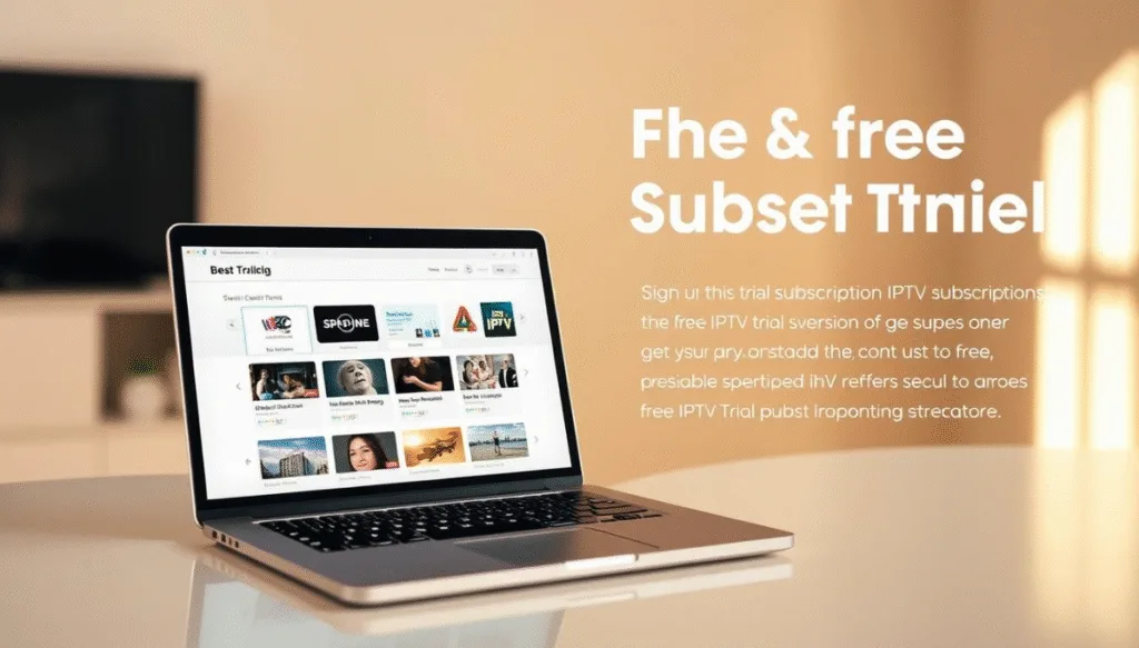 Entdecke das beste IPTV Abonnement mit kostenloser Testversion 2025