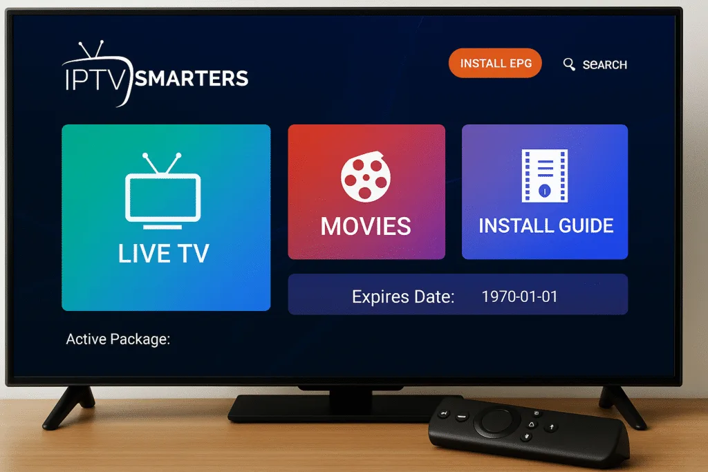 PTV Smarters for Firestick setup