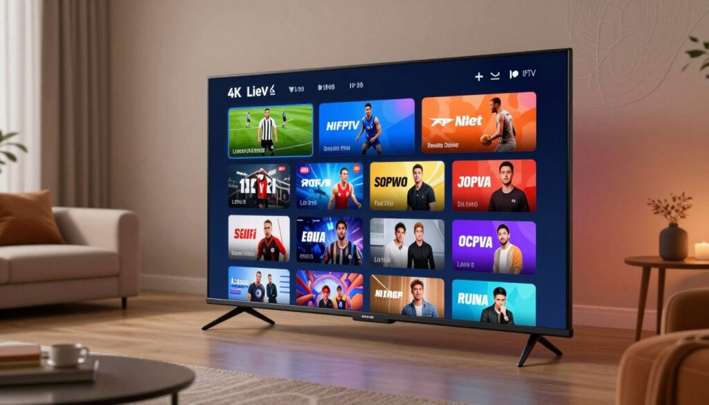 4K Live IPTV user interface 4K Live IPTV user interface