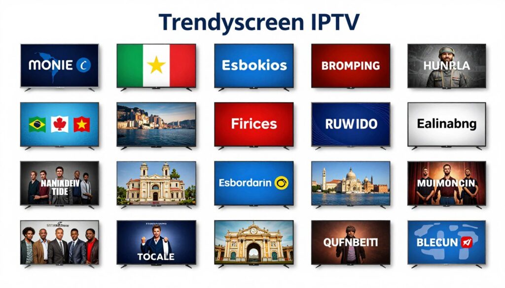 Trendyscreen IPTV international channels